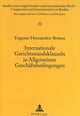 Book cover of: Internationale Gerichtsstandsklauseln in Allgemeinen Geschaeftsbedingungen