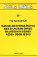 Book cover of: Das Selbstverstaendnis des Bhagwan Shree Rajneesh in seinen Reden ueber Jesus