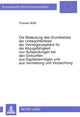 Book cover of: Die Bedeutung des Grundsatzes der Unbeachtlichkeit der Vermoegenssphaere fuer die Abzugsfaehigkeit von Aufwendungen bei den Einkuenften aus Kapitalvermoegen und aus Vermietung und Verpachtung