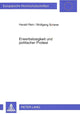Book cover of: Erwerbslosigkeit und politischer Protest
