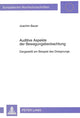 Book cover of: Auditive Aspekte der Bewegungsbeobachtung