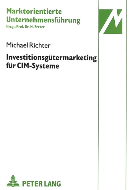 Book cover of: Investitionsguetermarketing fuer CIM-Systeme