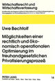 Book cover of: Moeglichkeiten einer rechtlich und oekonomisch operationalen Optimierung im treuhandgesetzlichen Privatisierungsproze