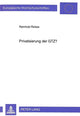 Book cover of: Privatisierung der GTZ?