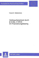 Book cover of: Verbraucherschutz durch  9 Abs. 3 VKrG im Finanzierungsleasing