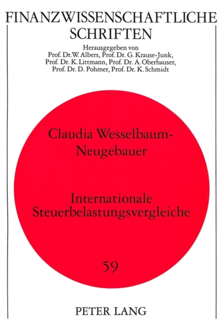 Book cover of: Internationale Steuerbelastungsvergleiche