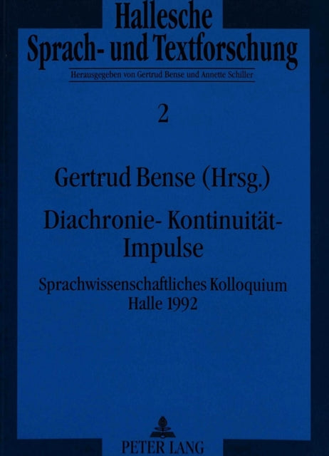 Book cover of: Diachronie - Kontinuitaet - Impulse