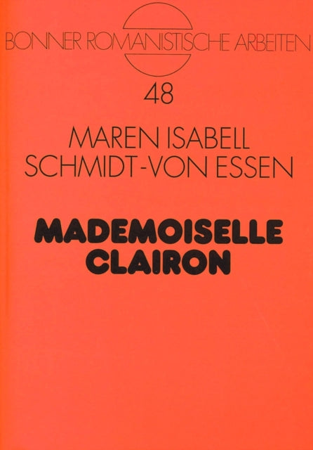 Book cover of: Mademoiselle Clairon