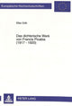 Book cover of: Das dichterische Werk von Francis Picabia (1917 - 1920)
