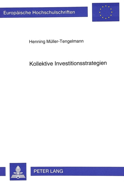 Book cover of: Kollektive Investitionsstrategien