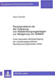 Book cover of: Rechtsprobleme bei der Zulassung von Abfallentsorgungsanlagen zur Ablagerung von Abfaellen