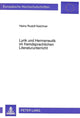 Book cover of: Lyrik und Hermeneutik im fremdsprachlichen Literaturunterricht