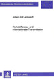 Book cover of: Rohstoffpreise und internationale Transmission. By: Johann Lambsdorff