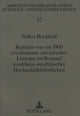 Book cover of: Reprints von vor 1900 erschienener slavistischer Literatur im Bestand nordrhein-westfaelischer Hochschulbibliotheken