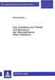 Book cover of: Das Verhaeltnis von Freiheit und Bindung in der Bildungstheorie Peter Petersens
