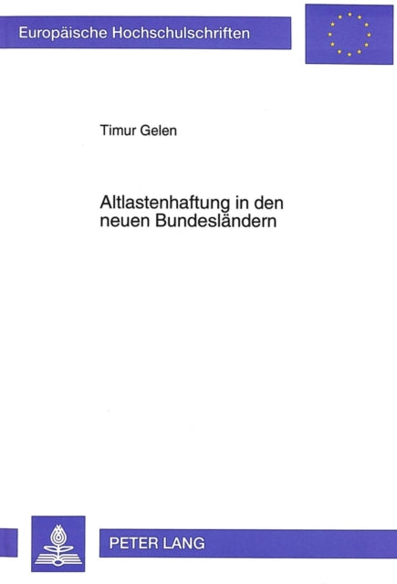 Book cover of: Altlastenhaftung in den neuen Bundeslaendern