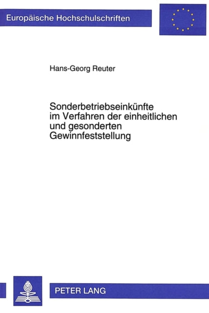 Book cover of: Sonderbetriebseinkuenfte im Verfahren der einheitlichen und gesonderten Gewinnfeststellung