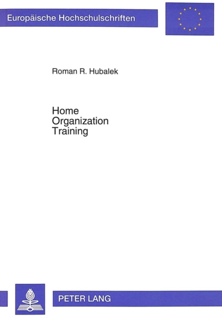 Book cover of: Home- Organization- Training