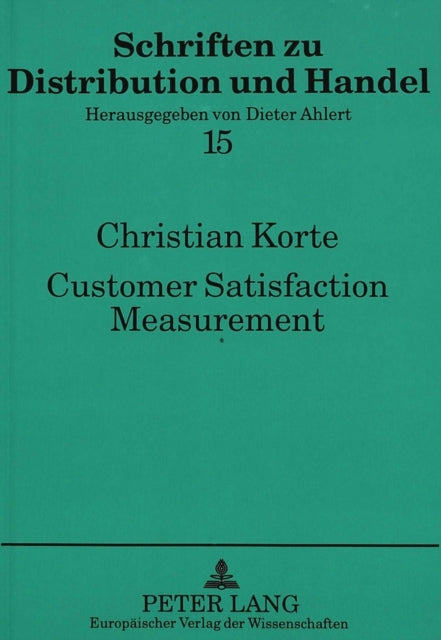 Book cover of: Customer Satisfaction Measurement