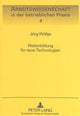 Book cover of: Weiterbildung fuer neue Technologien