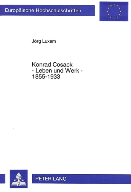 Book cover of: Konrad Cosack - Leben und Werk - 1855-1933