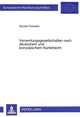 Book cover of: Verwertungsgesellschaften nach deutschem und europaeischem Kartellrecht