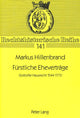 Book cover of: Fuerstliche Ehevertraege