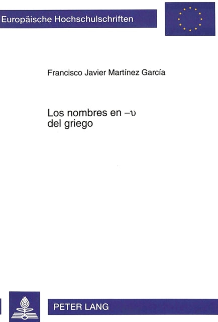 Book cover of: Los nombres en -v del griego