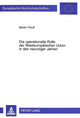 Book cover of: Die operationelle Rolle der Westeuropaeischen Union in den neunziger Jahren