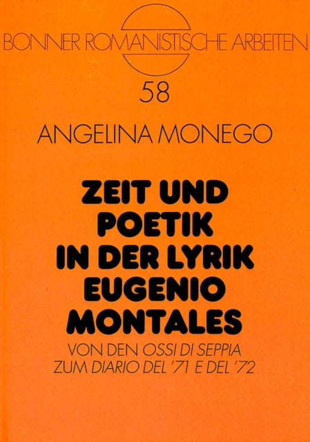 Book cover of: Zeit und Poetik in der Lyrik Eugenio Montales