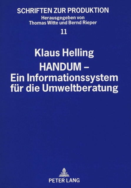 Book cover of: HANDUM - Ein Informationssystem fuer die Umweltberatung