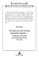 Book cover of: «Ich habe nun ihre Schulen saemmtlich inspicirt...»