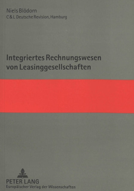 Book cover of: Integriertes Rechnungswesen von Leasinggesellschaften