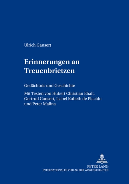 Book cover of: Erinnerungen an Treuenbrietzen. By: Ulrich Gansert