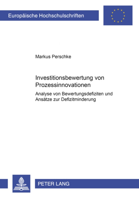 Book cover of: Investitionsbewertung Von Prozessinnovationen