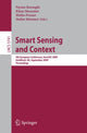 Book cover of: Smart Sensing and Context. By: Payam Barnaghi