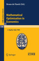 Book cover of: Mathematical Optimisation in Economics. By: Bruno De Finetti