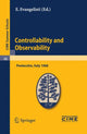 Book cover of: Controllability and Observability. By: E. Evangelisti