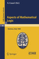 Book cover of: Aspects of Mathematical Logic. By: E. Casari
