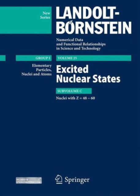Book cover of: Excited Nuclear States - Nuclei with Z=48-60. By: Zoya N. Soroko