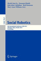 Book cover of: Social Robotics. By: Shuzhi Sam Ge