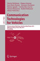 Book cover of: Communication Technologies for Vehicles. By: Marion Berbineau