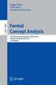 Book cover of: Formal Concept Analysis. By: Peggy Cellier