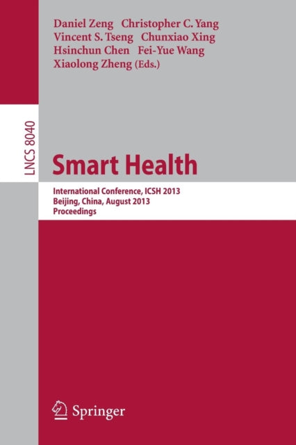 Book cover of: Smart Health. By: Daniel Zeng