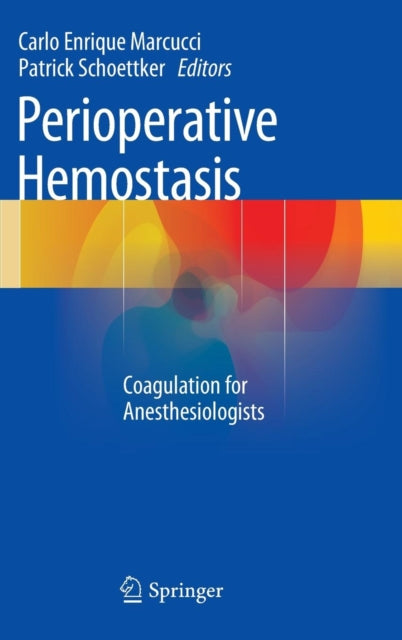 Book cover of: Perioperative Hemostasis. By: Carlo Enrique Marcucci