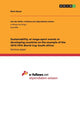 Book cover of: Sustainability at mega-sport events in developing countries on the example of the 2010 FIFA World Cup South Africa. By: Remi Bauer