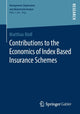 Book cover of: Contributions to the Economics of Index Based Insurance Schemes. By: Matthias Rödl