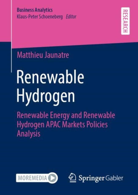 Book cover of: Renewable Hydrogen. By: Matthieu Jaunatre