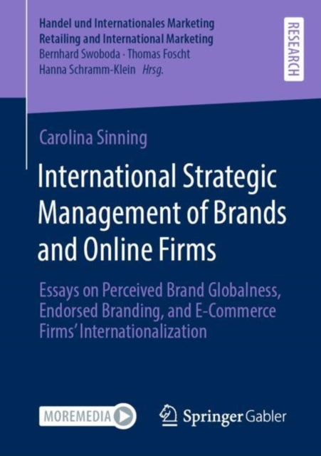 Book cover of: International Strategic Management of Brands and Online Firms. By: Carolina Sinning