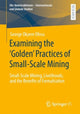 Book cover of: Examining the ‘Golden’ Practices of Small-Scale Mining. By: George Okyere Ofosu